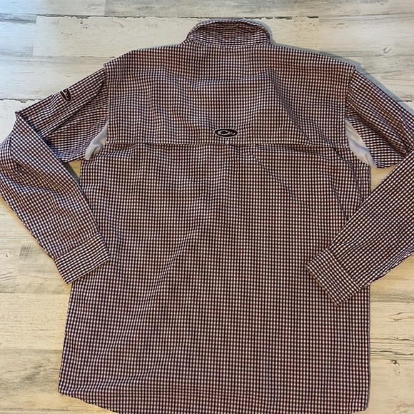 Drake Mississippi State Long Sleeve Button Down Size Small - Picture 6 of 11